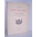 Pierre Boy&eacute; QUATRE ETUDES INEDITES 1933 Lorraine